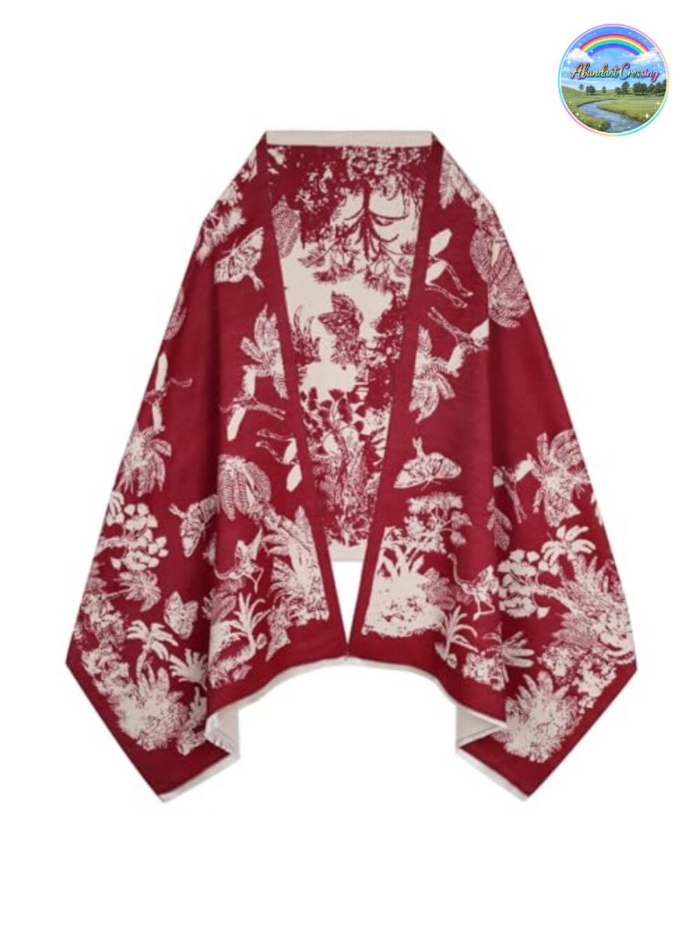 Cashmere Blend Pashmina Wrap Shawl Poncho Reversible Blanket Scarf
